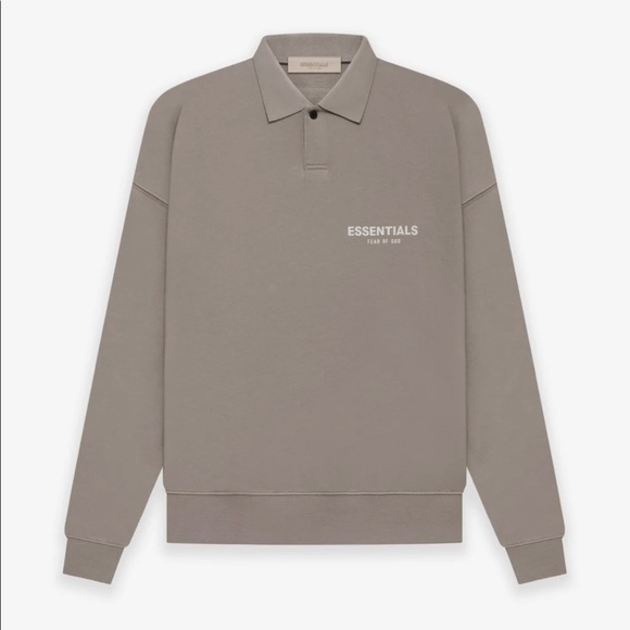 Fear of God Essentials Mens Long sleeve Polo - Picture 2 of 5
